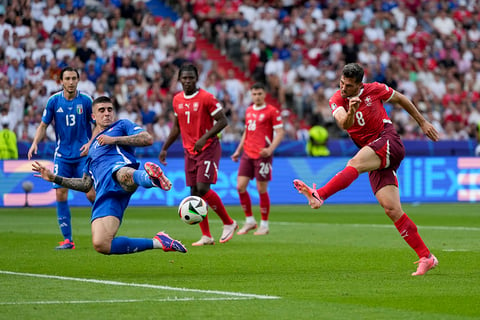 Remo Freuler scores team's first goal against Italy 